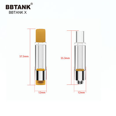 0.5ml CBD THC Vape Cartridge ، No Leak 510 Thread Cartridge