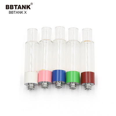 1.2 میلی لیتر 55 میلی متر CBD Oil Full Ceramic Cartridge Cartridge Fit All 510 Battery