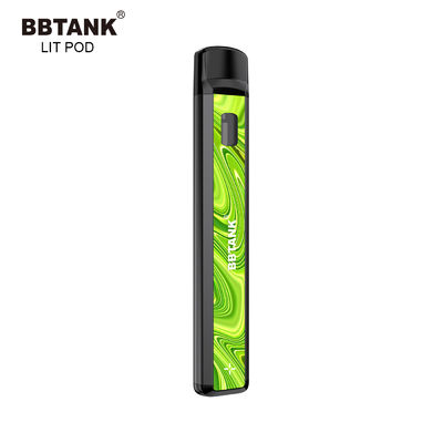 کویل سرامیکی باتری قابل شارژ 1.0ml cbd oil دستگاه یکبار مصرف Vape pod