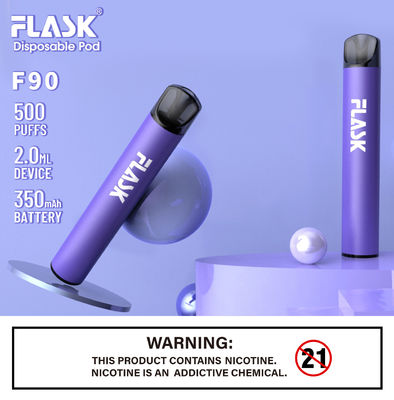 سیگار یکبار مصرف 2 میلی لیتر سیگار مایع الکترونیکی 350mah قابل شارژ Pod Vape
