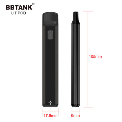 1 گرم دستگاه Vape یکبار مصرف ، قابل شارژ CBD یکبار مصرف استیک
