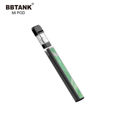 2021 یکبار مصرف CBD/THC Vape Pod BBTANK Mi POD Colorful Custom logo و بسته بندی کارتریج های قابل تعویض سرامیک کویل
