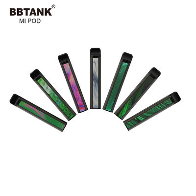 2021 یکبار مصرف CBD/THC Vape Pod BBTANK Mi POD Colorful Custom logo و بسته بندی کارتریج های قابل تعویض سرامیک کویل