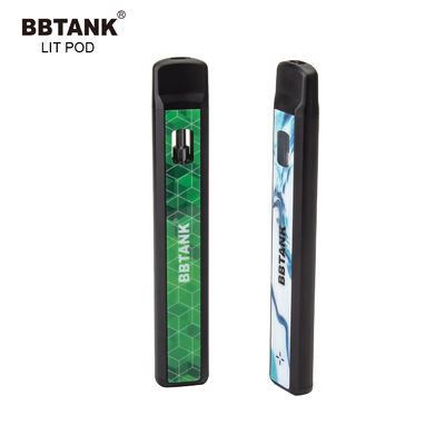 سرامیک کویل سرامیکی یکبار مصرف Vape Pen یکبار مصرف 530 میلی آمپر ساعتی Slim Delta 10