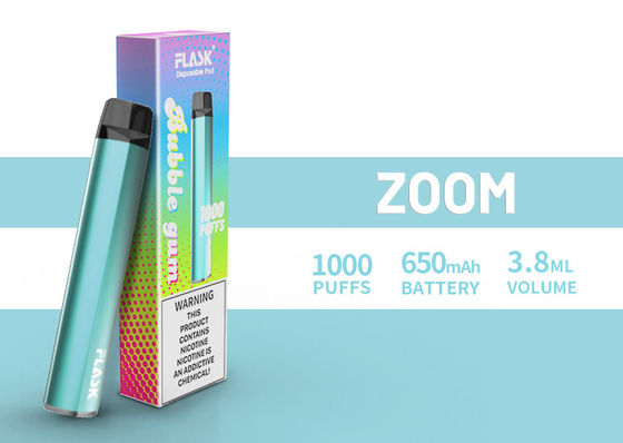 ZOOM یکبار مصرف Vapepen vapenation 1000puffs 650Mah Cotton Organic
