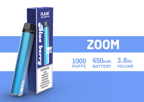 ZOOM یکبار مصرف Vapepen vapenation 1000puffs 650Mah Cotton Organic