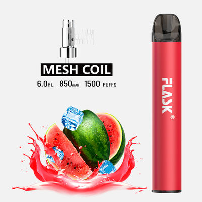 Mesh Coil 850mAh Healthy E Cig Pretty Slim Vaporizer Pen CE تأیید شده است