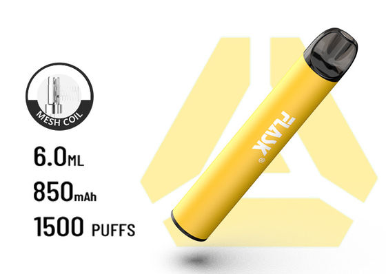 F900 P6 Great AirFlow یکبار مصرف VapePen 1500puffs مارپیچ باتری مش 850Mah