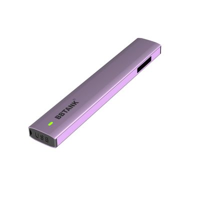 Flat 1ML THC یکبار مصرف Vape Device CK Certificate with Ceramic Core