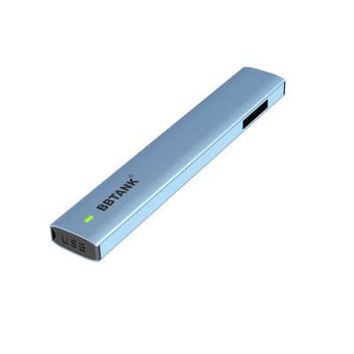Flat 1ML THC یکبار مصرف Vape Device CK Certificate with Ceramic Core