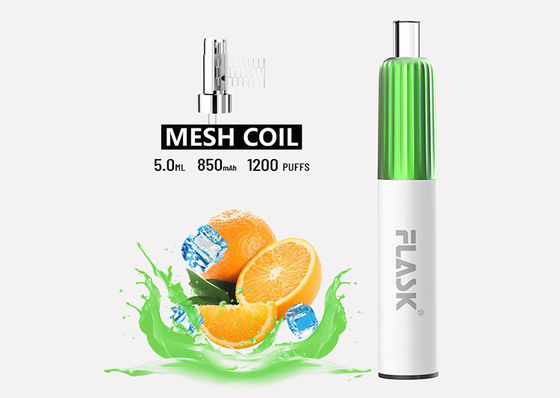 3.7V 5ml یکبار مصرف Pod Vaporizer E Cig Starter Kits With Mesh Coil
