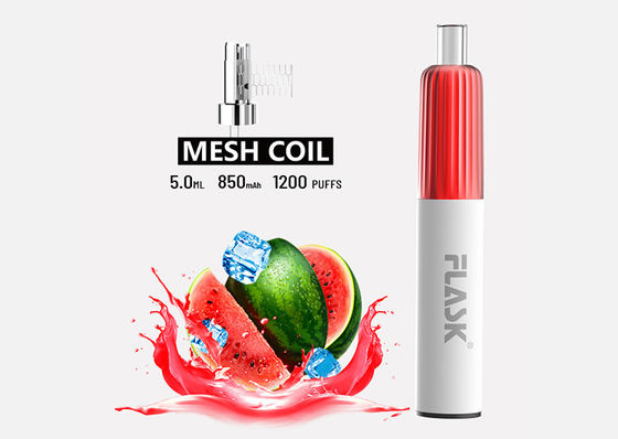 قلم بخور با طعم CE 304SS ، چوب Vape یکبار مصرف 1200 پفک