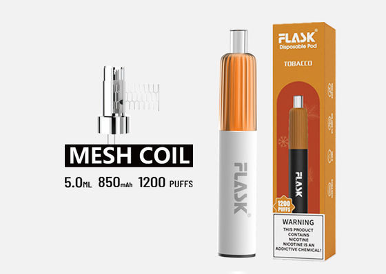 سیستم های یکبار مصرف 3.7V الکترونیکی بخار سیگار سبک وزن