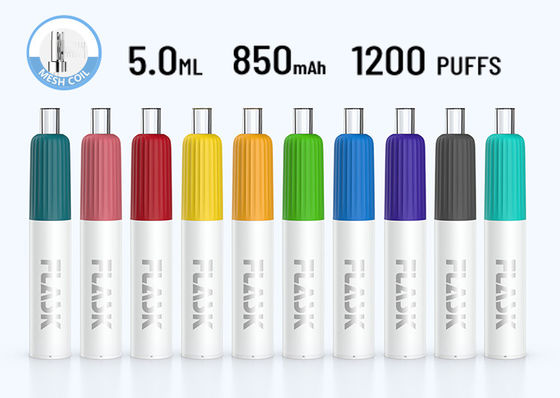 قلم بخور 5g طعم دار ، OEM قابل حمل Pod Vape غیر قابل شارژ