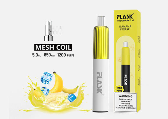 ODM 5ml Dual Flavor یکبار مصرف Vape Pod گواهینامه ROHS