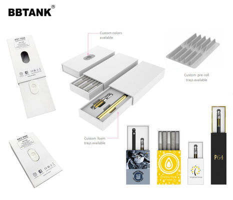 OEM Embossing Atomizer Vape بسته بندی جعبه مقوایی