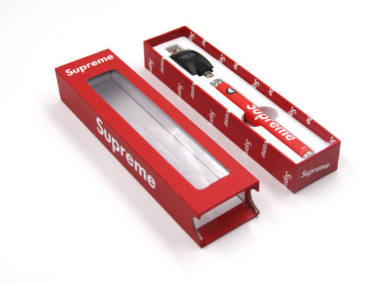 جعبه بسته بندی 120 گرم Vape Pen ، ظروف کارتریج Vape مقاوم در برابر کودکان CMYK