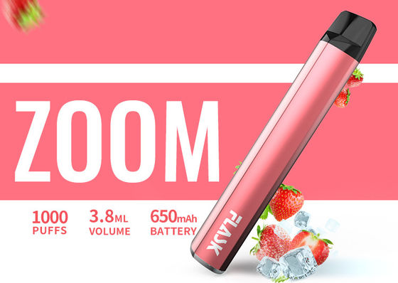 650Mah Electronic 3.8ml 1000puffs Flavored Vaporizer Pen Nicosalt 1٪