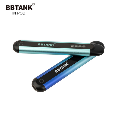 BBTANK 2 میلی لیتر قلم روغن ضخیم دستگاه یکبار مصرف لیل ویپ غلاف قابل شارژ IN POD نشان سفارشی دلتا 8 غلاف روغن قلم ویپ قلم CBD