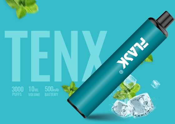 Mesh Coil 3000 Puffs 10ml قلم بخارساز طعم دار 3.7V باتری 1400mAh