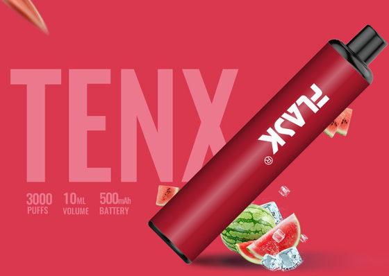 Mesh Coil 3000 Puffs 10ml قلم بخارساز طعم دار 3.7V باتری 1400mAh