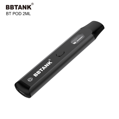 لوگوی سفارشی نسخه جدید BBTANK 2022 عملکرد پیش گرم کردن باتری 380 میلی آمپر ساعتی 2 میلی لیتری دستگاه ویپ پاد یکبار مصرف روغن CBD/THC-O/HHC