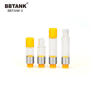 کارتریج فول شیشه ای اصلی کارخانه BBTANK 0.5ml 1.0 2.0 گرمی نخ 510 روغن ویسکوزیته با طیف وسیع مناسب