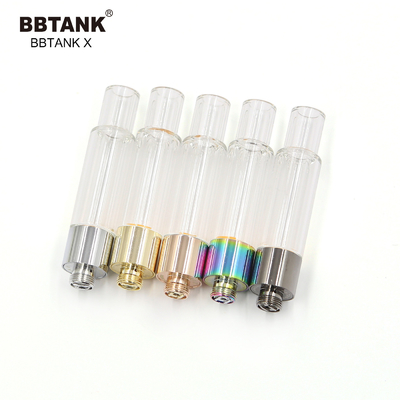 کارتریج فول شیشه ای اصلی کارخانه BBTANK 0.5ml 1.0 2.0 گرمی نخ 510 روغن ویسکوزیته با طیف وسیع مناسب