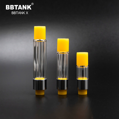 کارتریج فول شیشه ای اصلی کارخانه BBTANK 0.5ml 1.0 2.0 گرمی نخ 510 روغن ویسکوزیته با طیف وسیع مناسب