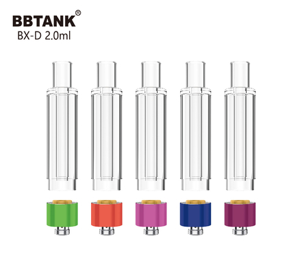 BBtank 2.0ml تمام شیشه ای کارتریج 510 نخ مخصوص روغن حشیش غلیظ