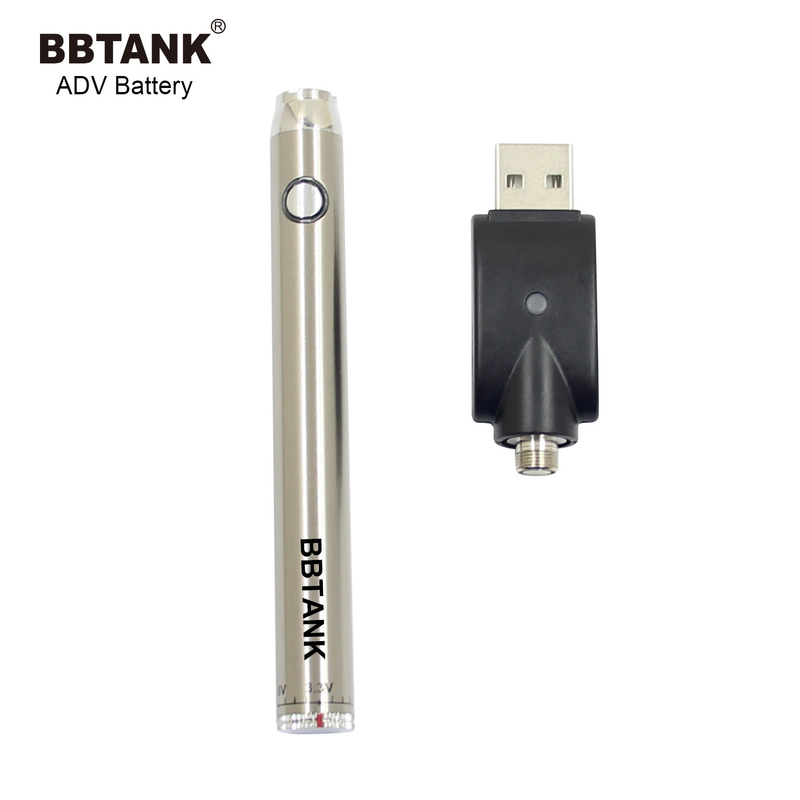 دکمه باتری 510 سیگ پیش گرمایش قابل شارژ ولتاژ قابل تنظیم باتری BBTANK ADV 510